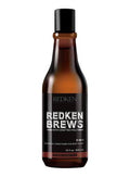 Redken Brews 3-in-1 Shampoo Conditioner Body Wash 300ml